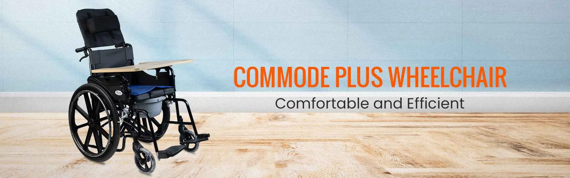 Commode Plus Wheelchair Manufacturers in Surat